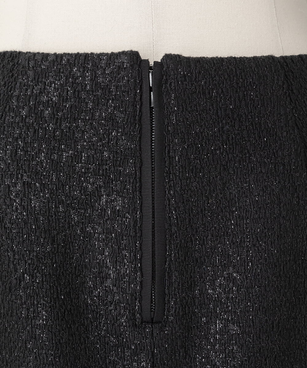 EAUVIRE ストレートスカート ブラック