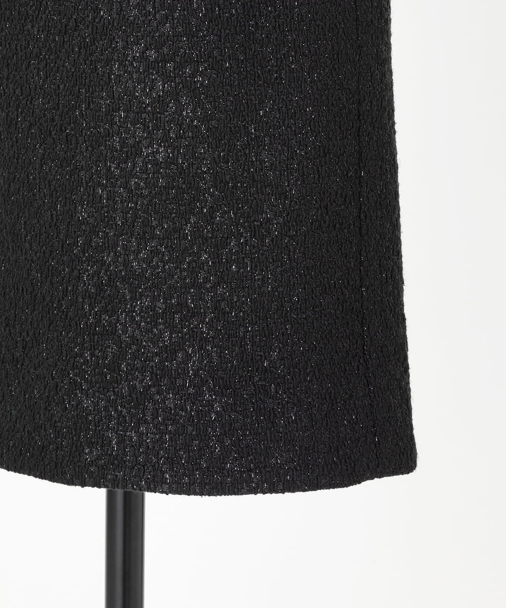 EAUVIRE ストレートスカート ブラック