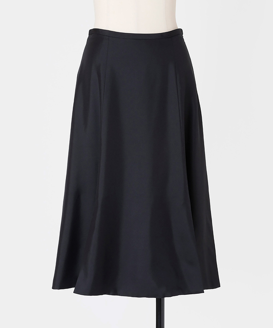 EAUVIRE マルチベンツフレアスカート ブラウン