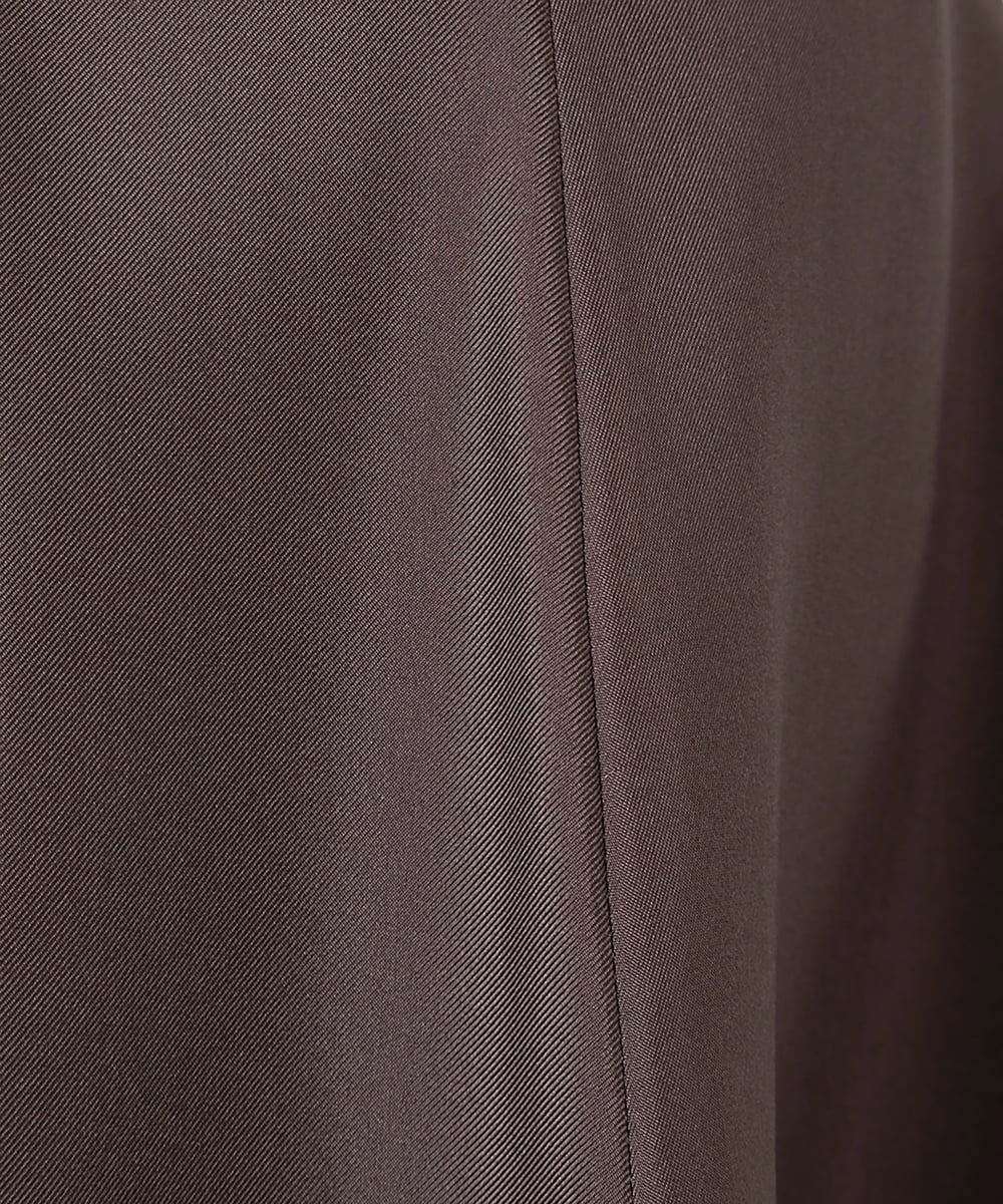 EAUVIRE マルチベンツフレアスカート ブラウン