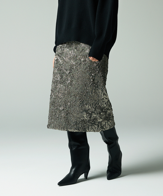 ジャカードスカート