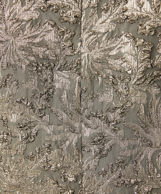 EAUVIRE ジャカードスカート グレー