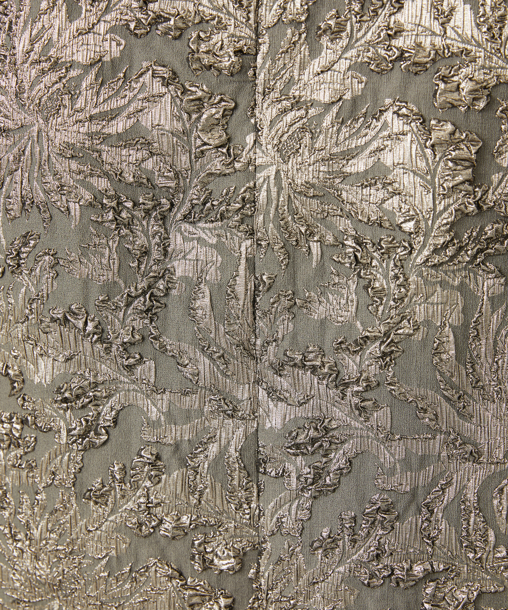 EAUVIRE ジャカードスカート グレー