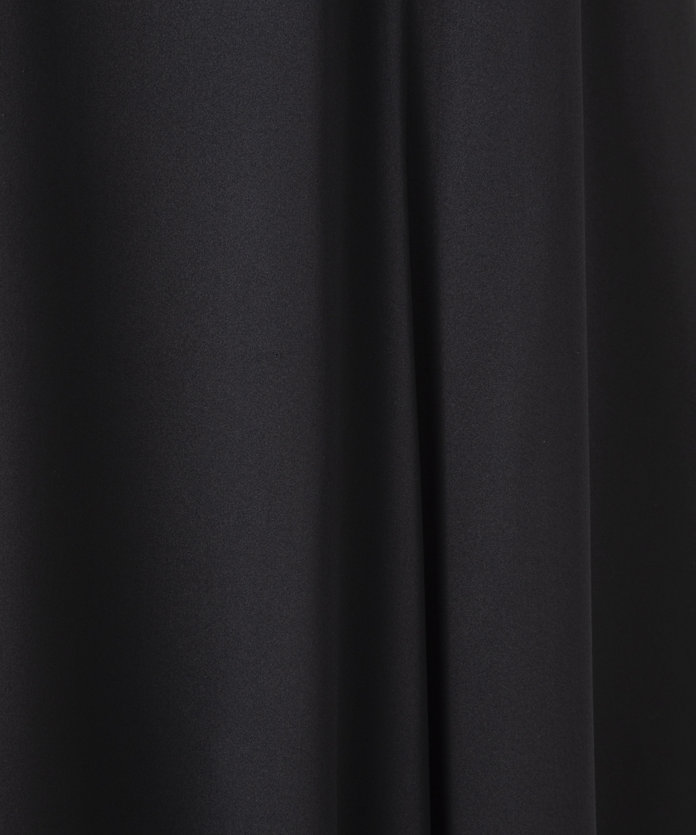 EAUVIRE ウォッシャブルシルクスカート バーガンディ