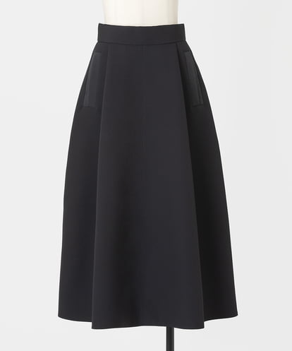 EAUVIRE ラウンドフォルムスカート ブラック