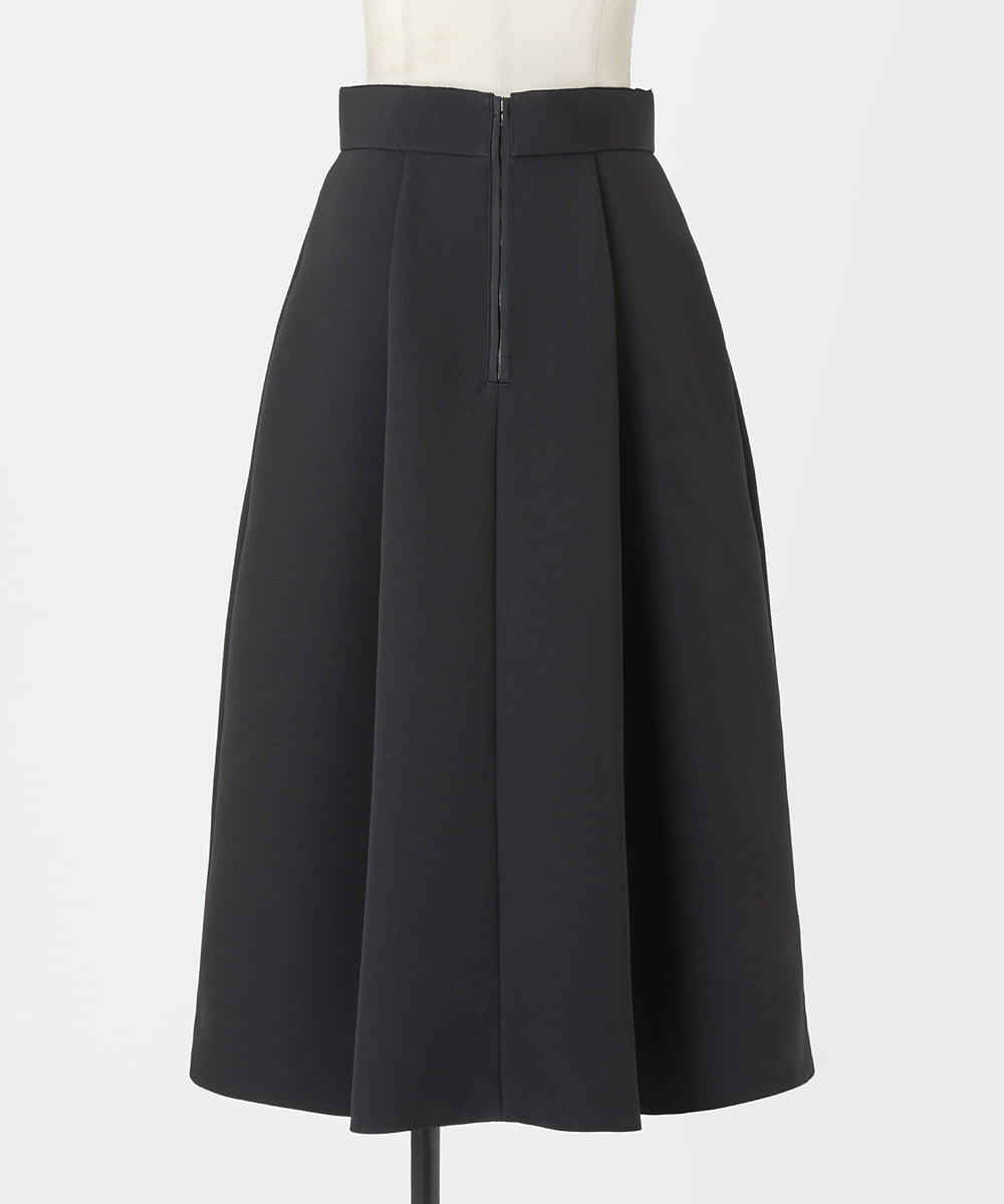 EAUVIRE ラウンドフォルムスカート ブラック