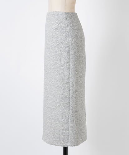 EAUVIRE ストレートスカート ライトグレー