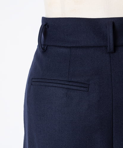 EAUVIRE トラウザー風ストレートスカート ネイビー