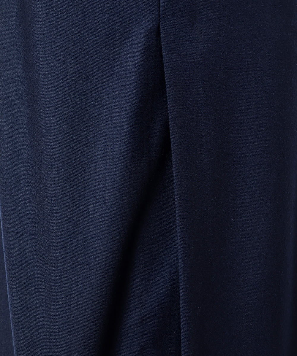 EAUVIRE トラウザー風ストレートスカート ネイビー