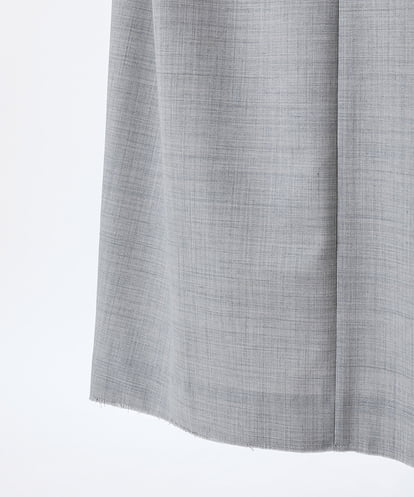 EAUVIRE トラウザー風ストレートスカート ライトグレー