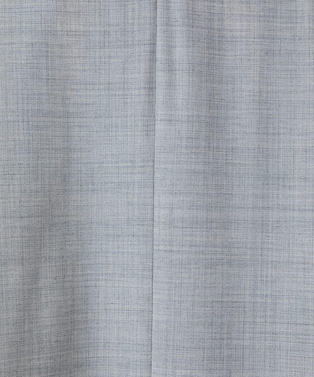 EAUVIRE トラウザー風ストレートスカート ライトグレー