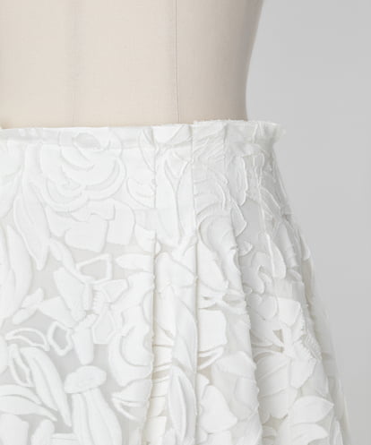 EAUVIRE ボリュームタックスカート ブラック