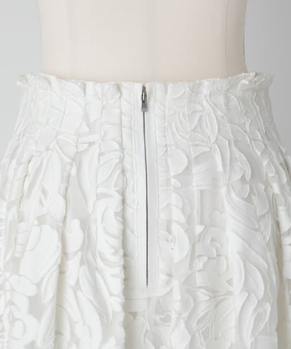 EAUVIRE ボリュームタックスカート ブラック