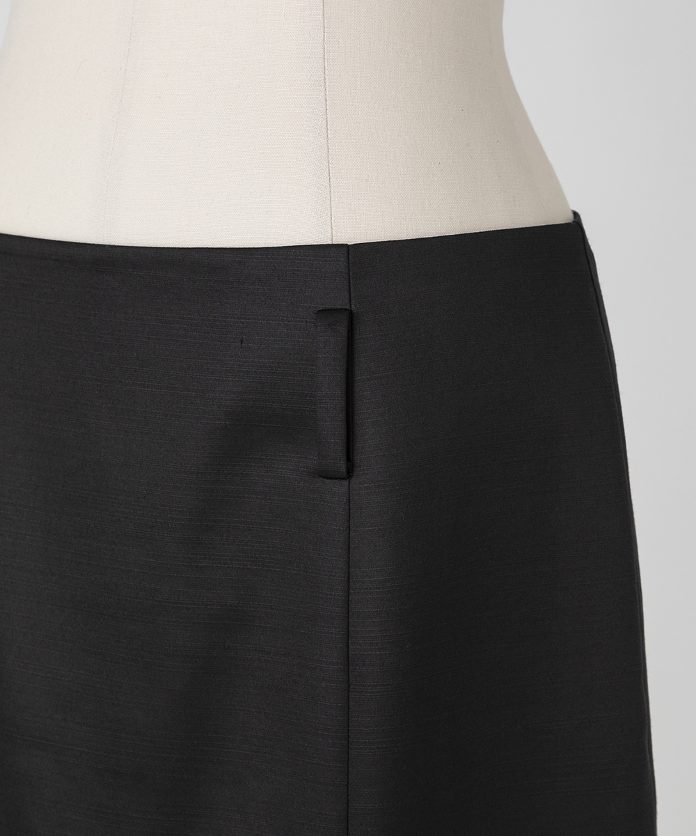 EAUVIRE マルチベンツスカート ブラック