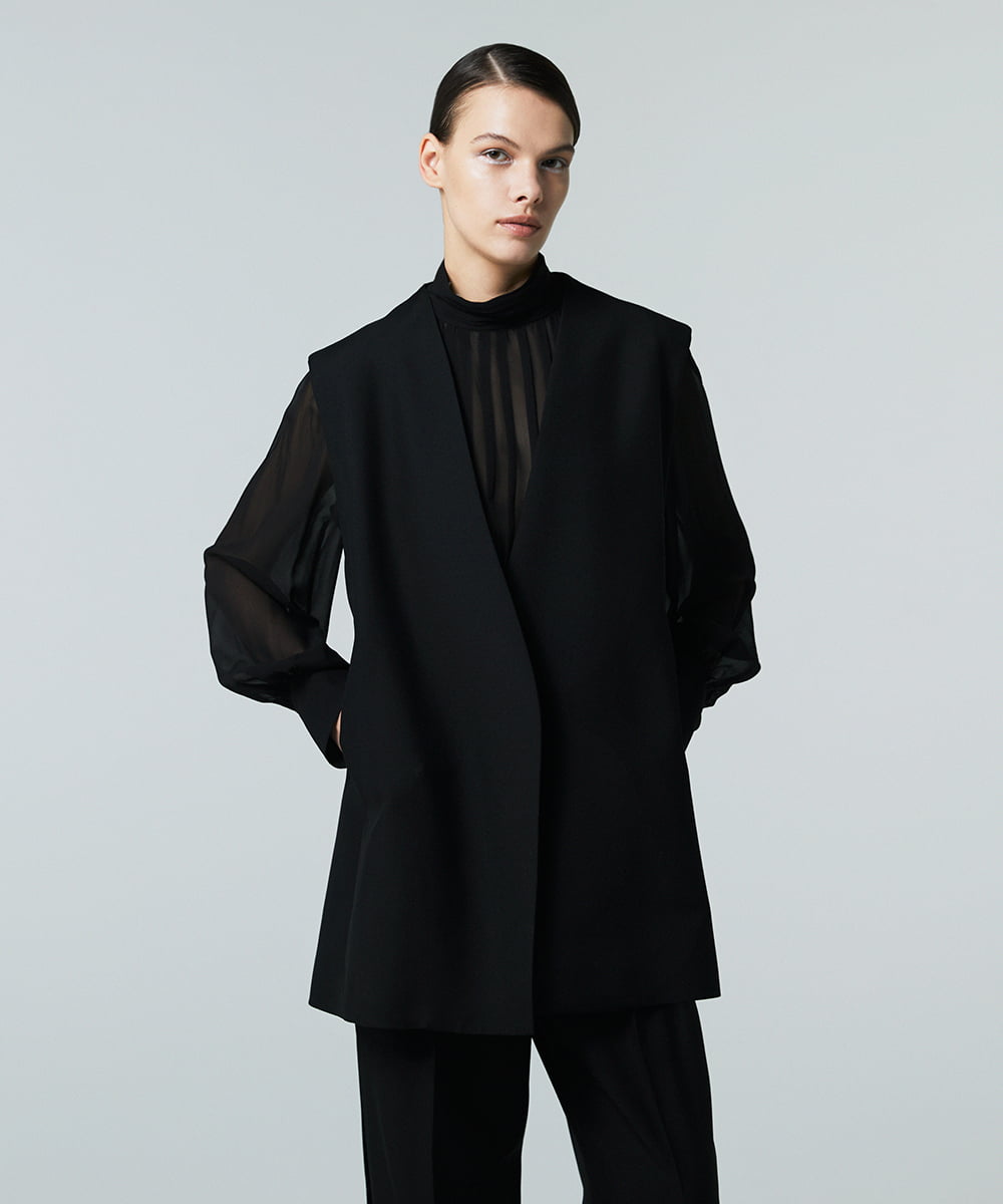 EAUVIRE ノーカラージレ ブラック