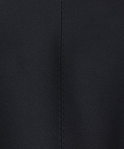 EAUVIRE ノーカラージップアップジャケット ブラック