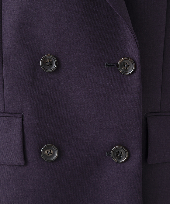 EAUVIRE キッドモヘアジャケット プラム