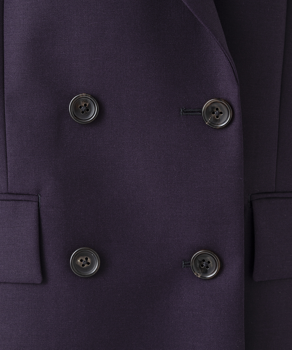 EAUVIRE キッドモヘアジャケット プラム