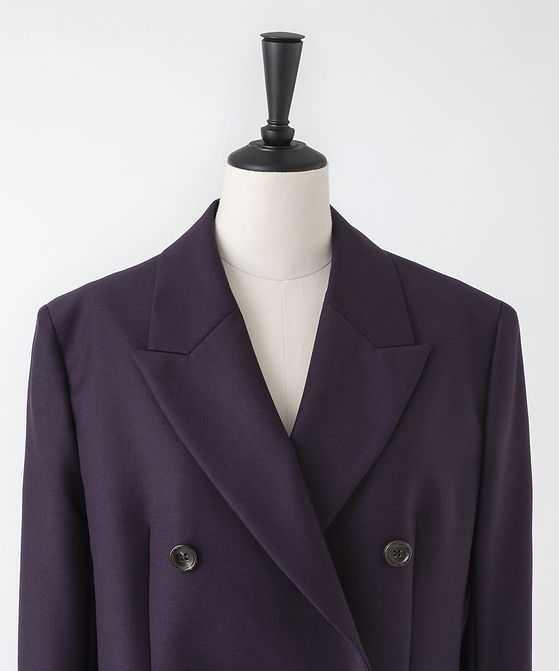 EAUVIRE キッドモヘアジャケット プラム