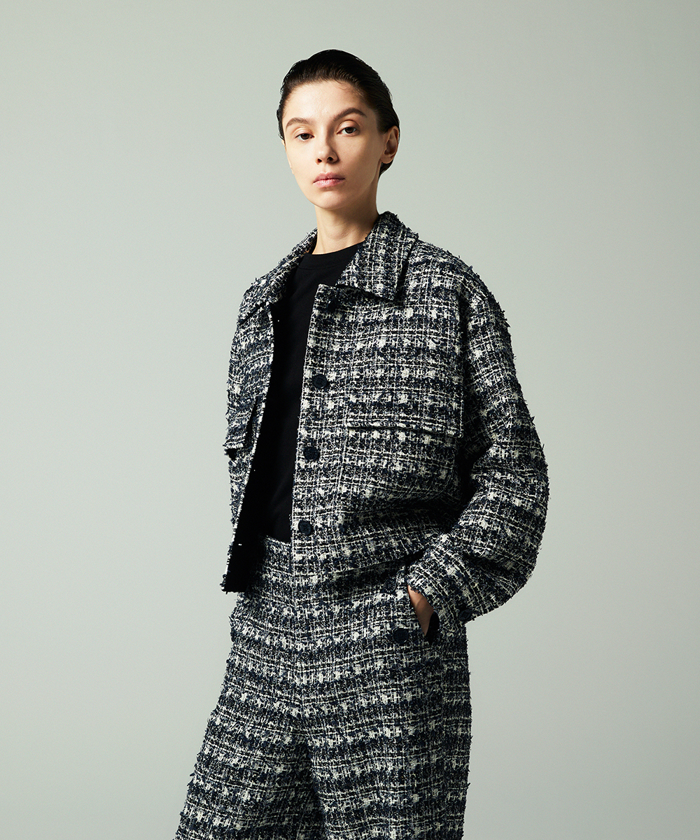 ミックスツイードジャケット