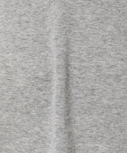 EAUVIRE コットンカシミヤタートルネックカットソー ライトグレー