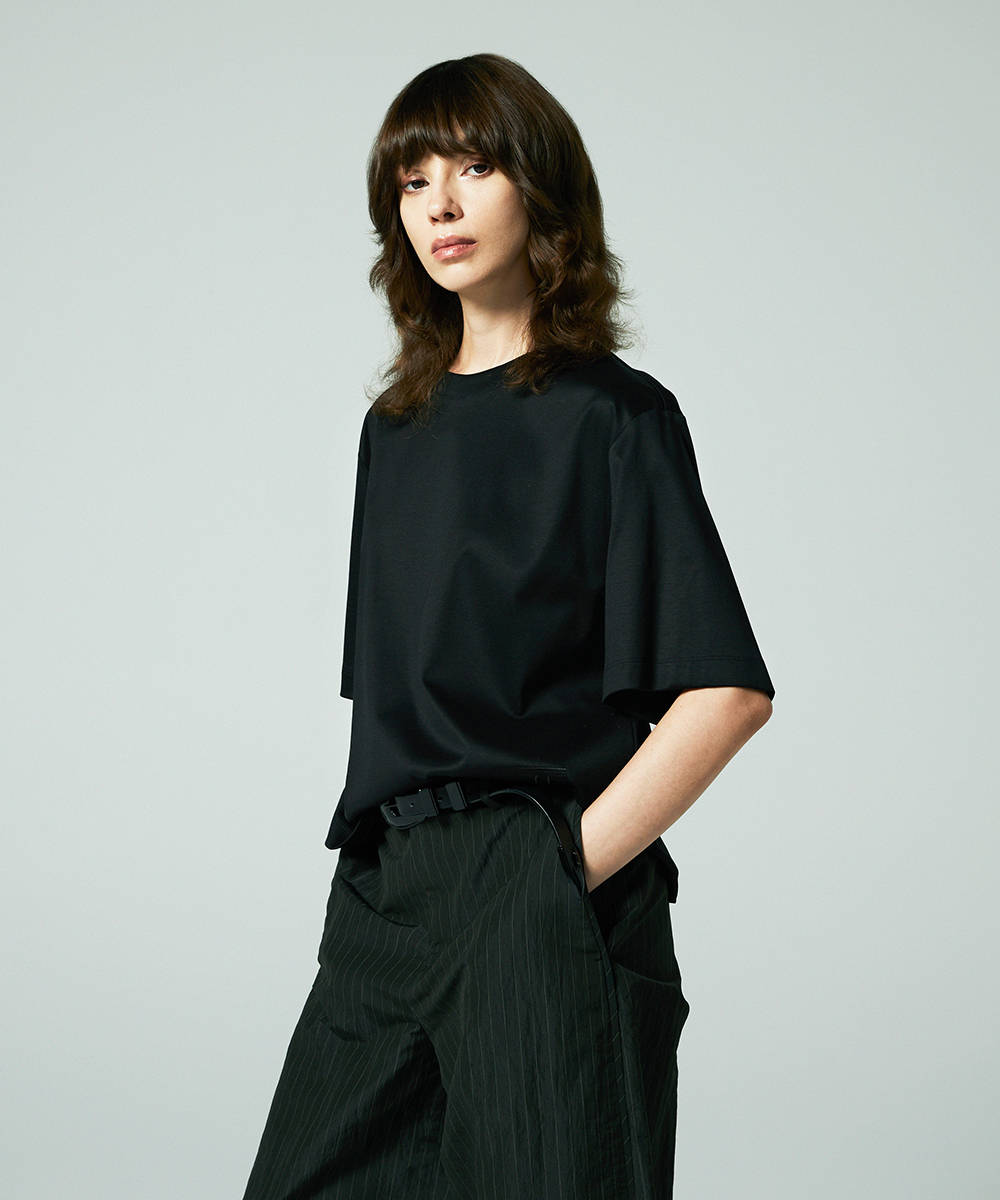 EAUVIRE オフボディTシャツ ブラック