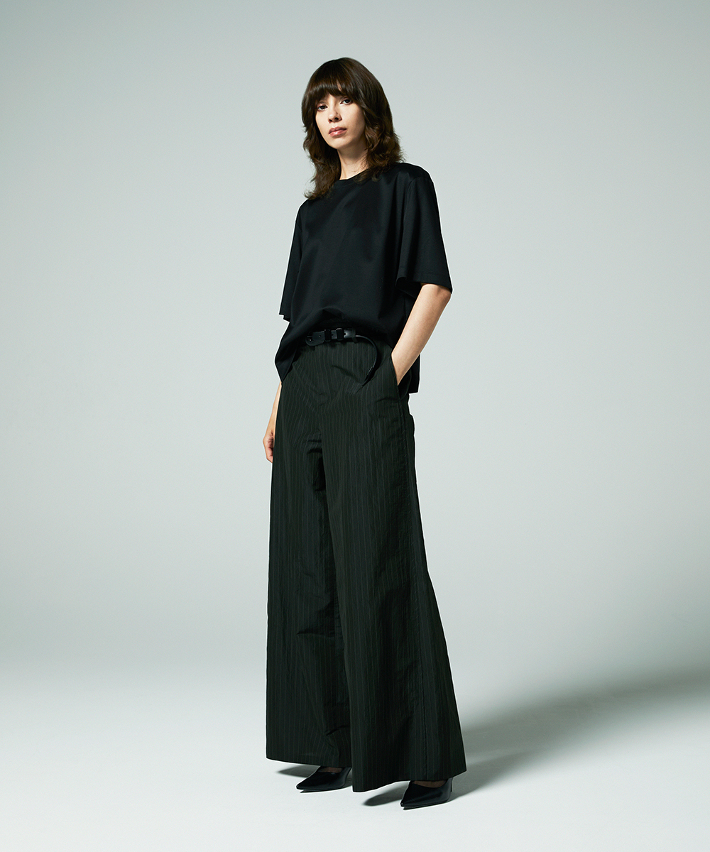 EAUVIRE オフボディTシャツ ブラック