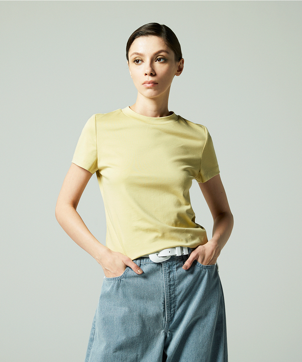 EAUVIRE コンパクトTシャツ ブラック