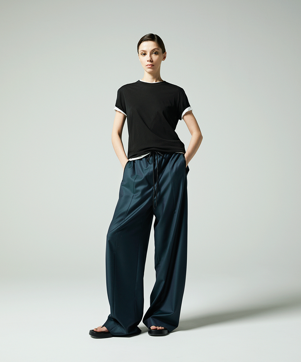 EAUVIRE コンパクトTシャツ ブラック