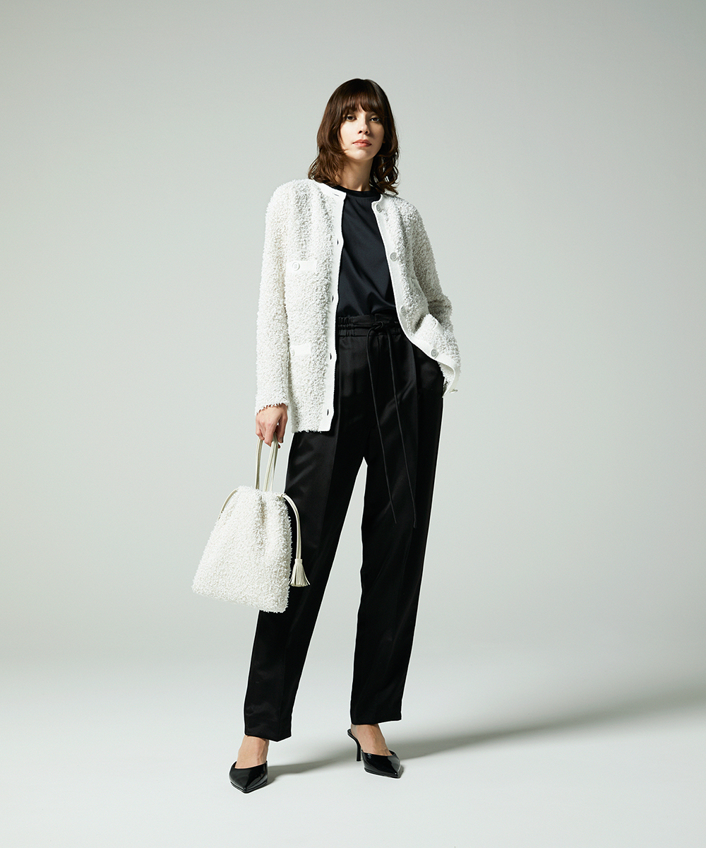 EAUVIRE コンパクトTシャツ ブラック