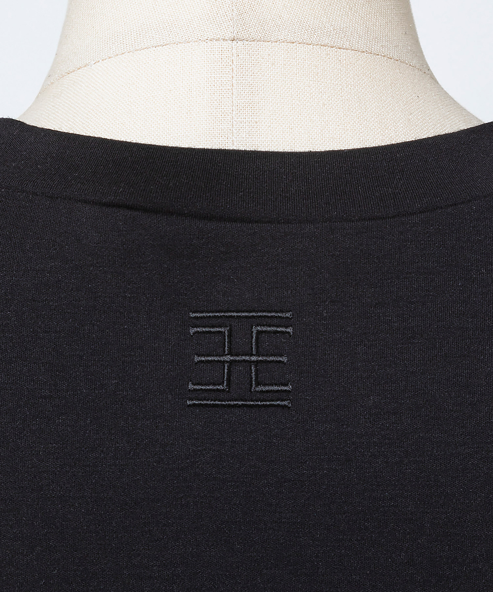 EAUVIRE コンパクトTシャツ ブラック