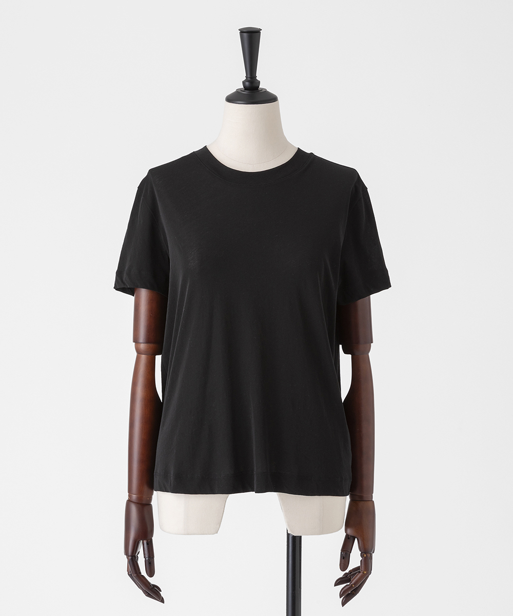 EAUVIRE シアーバイアスTシャツ ホワイト