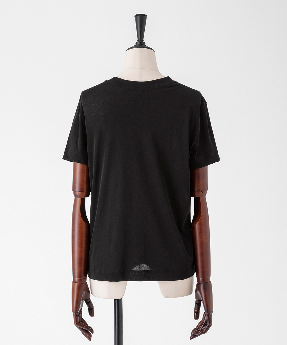 EAUVIRE シアーバイアスTシャツ ホワイト
