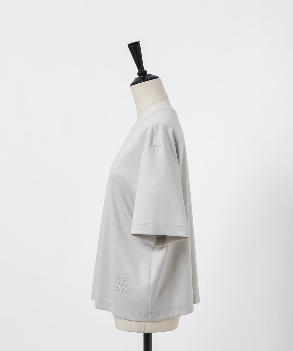 EAUVIRE オフボディTシャツ ライトグレー