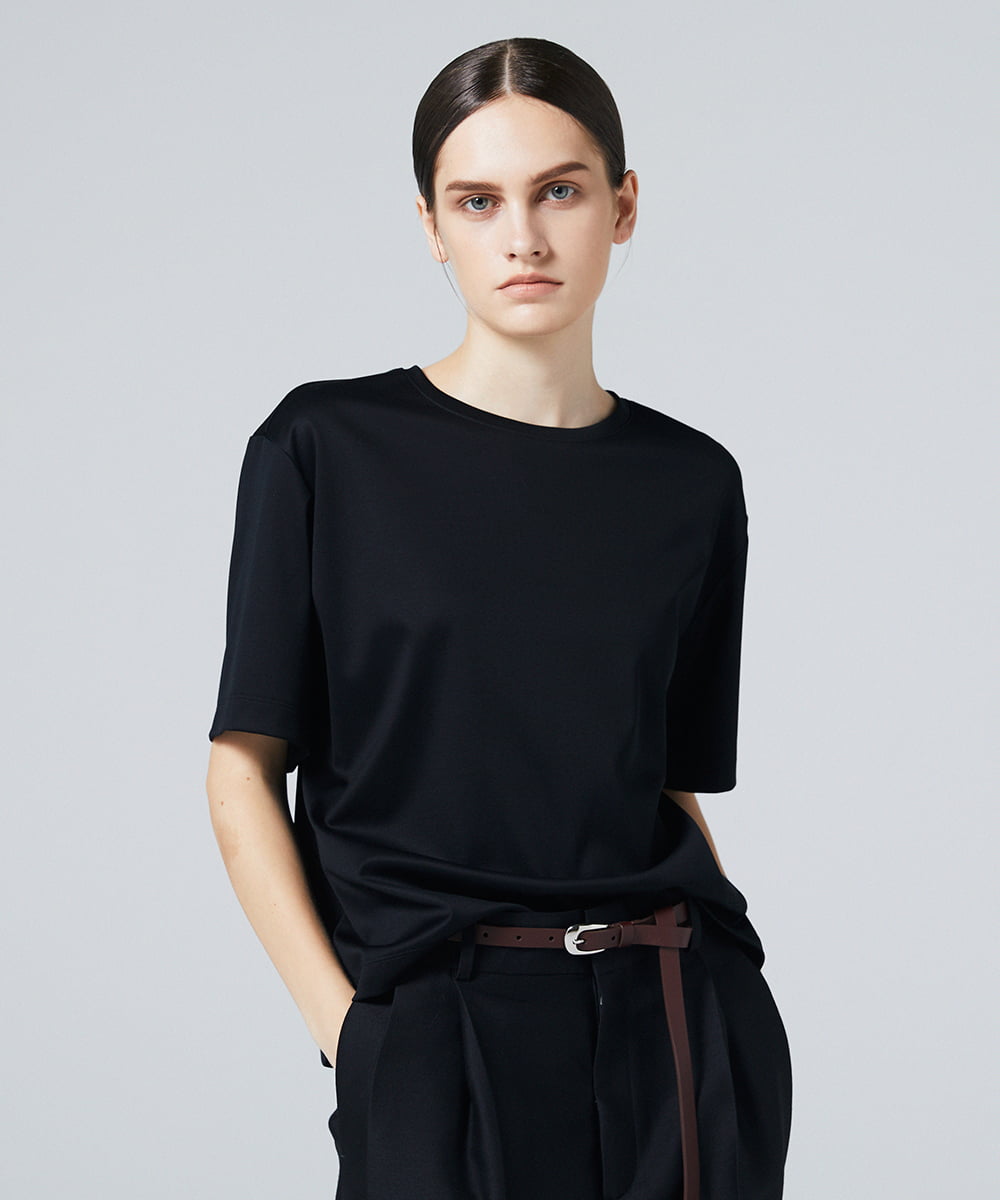 EAUVIRE オフボディTシャツ ブラック