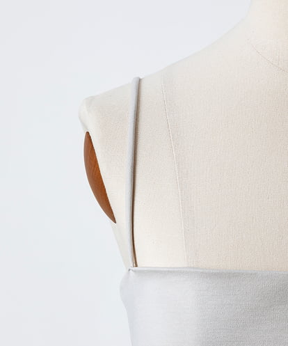 EAUVIRE ストレートチューブキャミソール ライトグレー