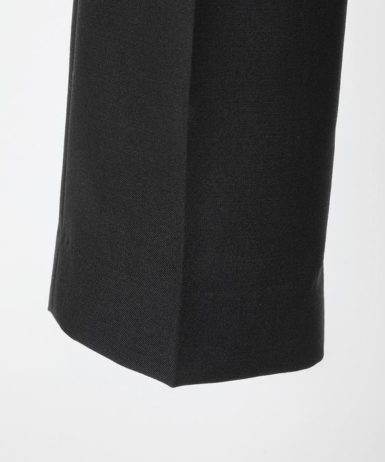 EAUVIRE 2タックパンツ ブラック