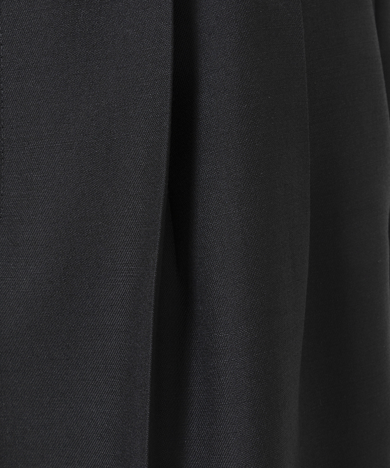 EAUVIRE 2タックパンツ ブラック