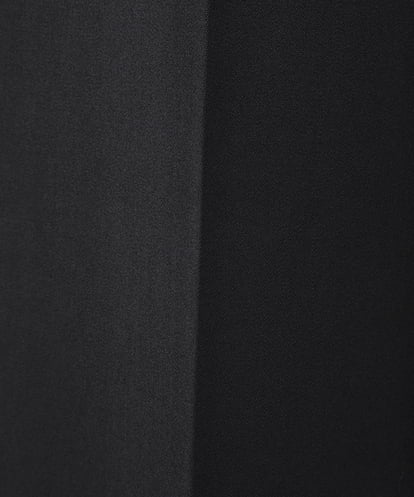 EAUVIRE ナローストレートパンツ ブラック