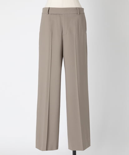 EAUVIRE ナローストレートパンツ ブラック