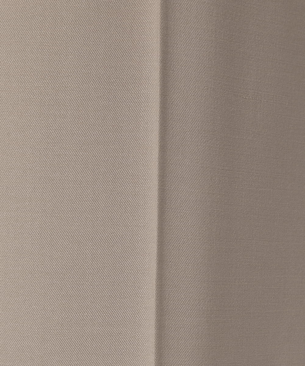 EAUVIRE ナローストレートパンツ ブラック