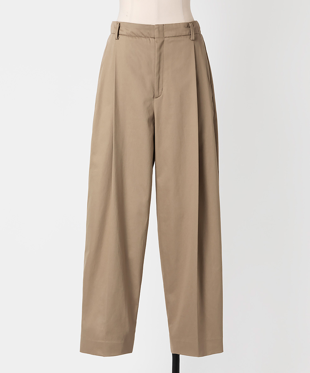 EAUVIRE クロスバックトラウザーズ ベージュ