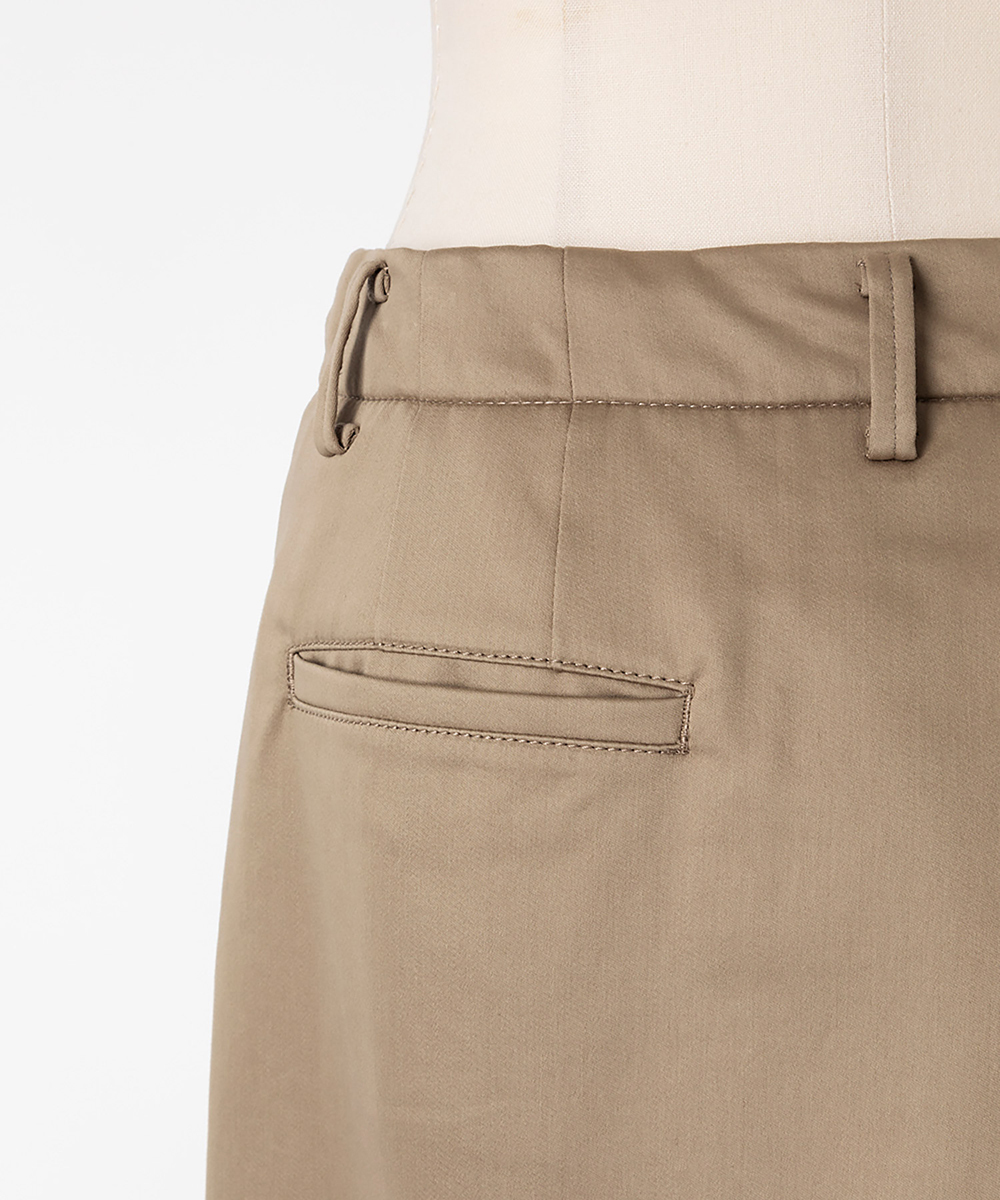 EAUVIRE クロスバックトラウザーズ ベージュ