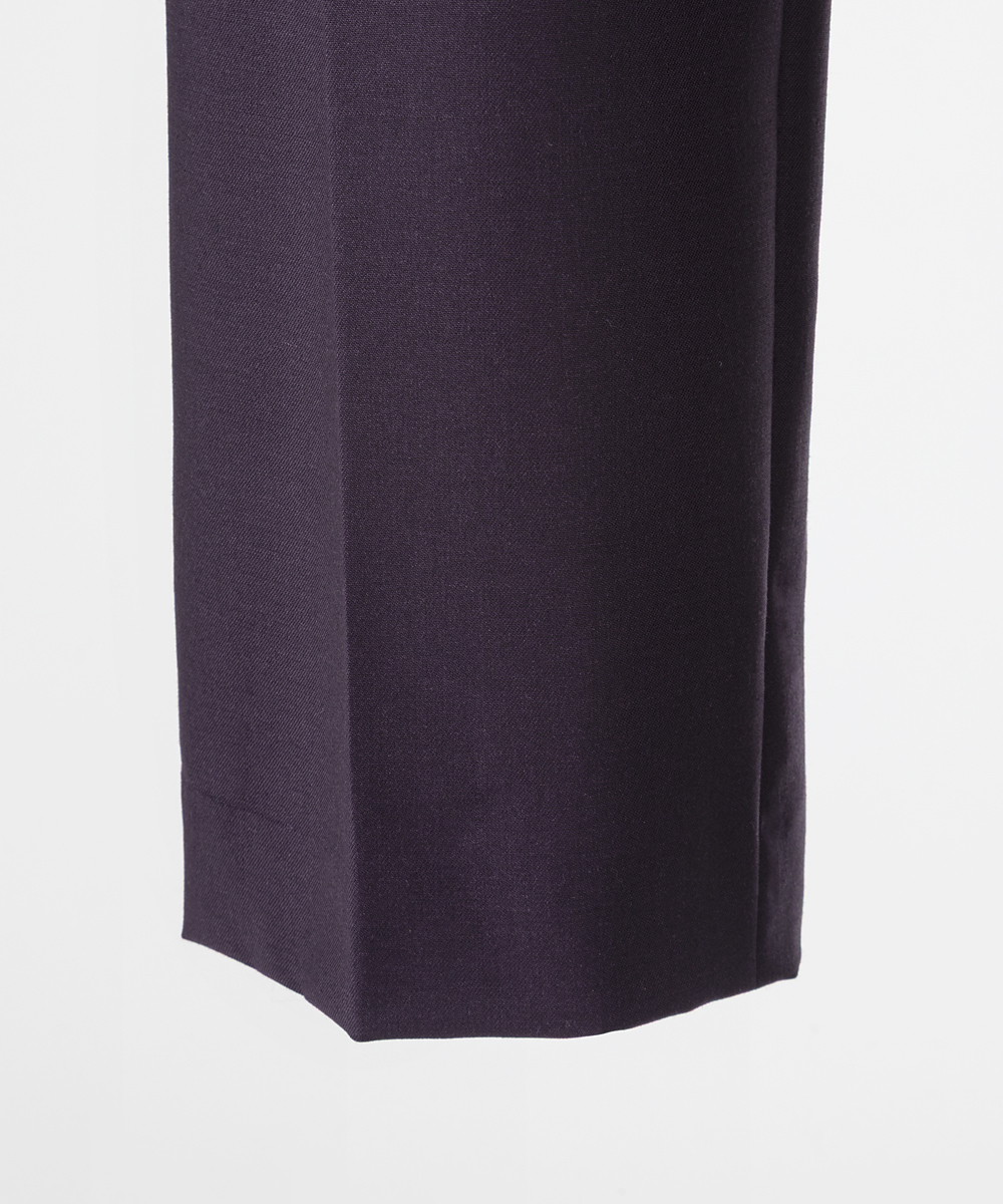 EAUVIRE キッドモヘアサイドベルトパンツ プラム