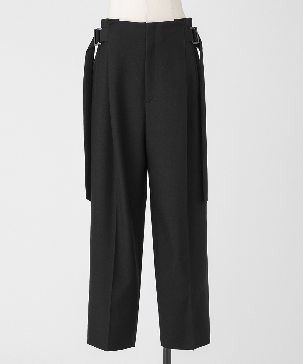 EAUVIRE キッドモヘアサイドベルトパンツ プラム