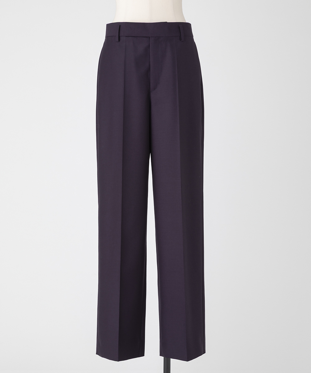 EAUVIRE キッドモヘアストレートパンツ プラム