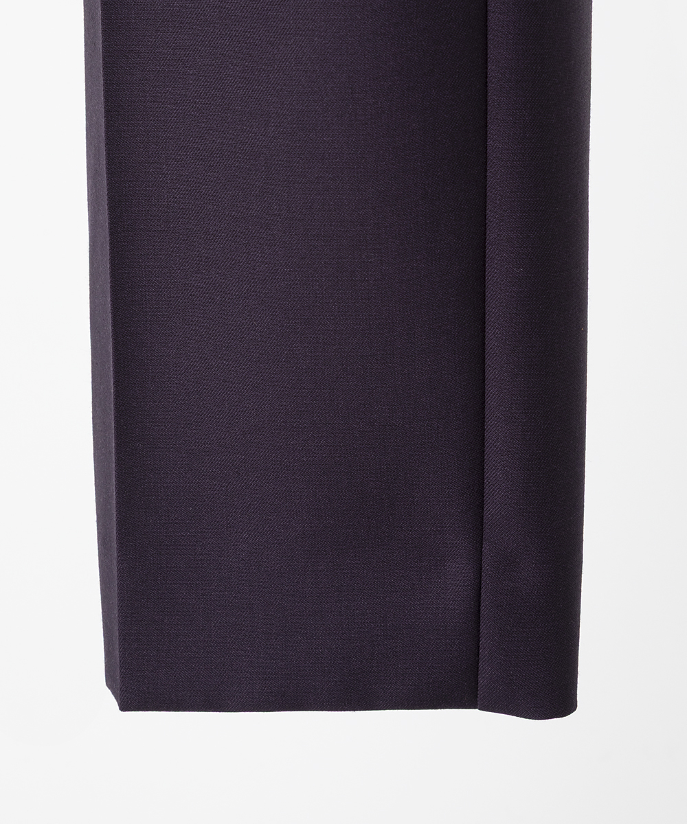 EAUVIRE キッドモヘアストレートパンツ プラム