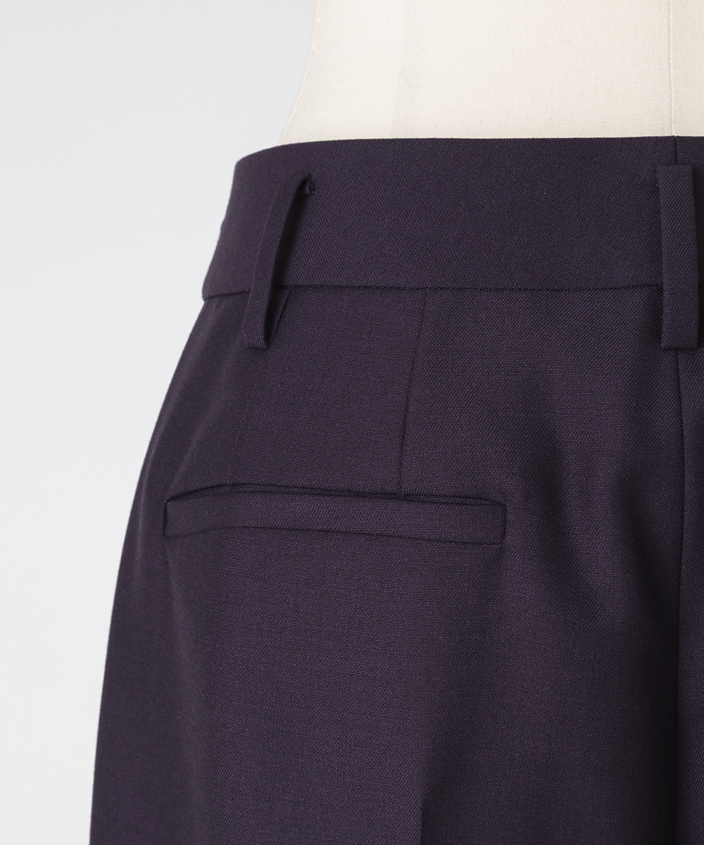 EAUVIRE キッドモヘアストレートパンツ プラム