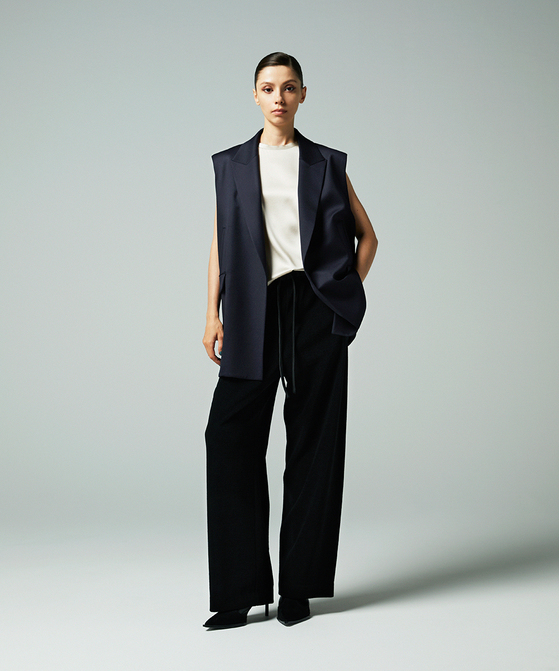 EAUVIRE ウールフリースパンツ グレー