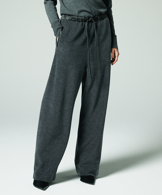 EAUVIRE ウールフリースパンツ グレー